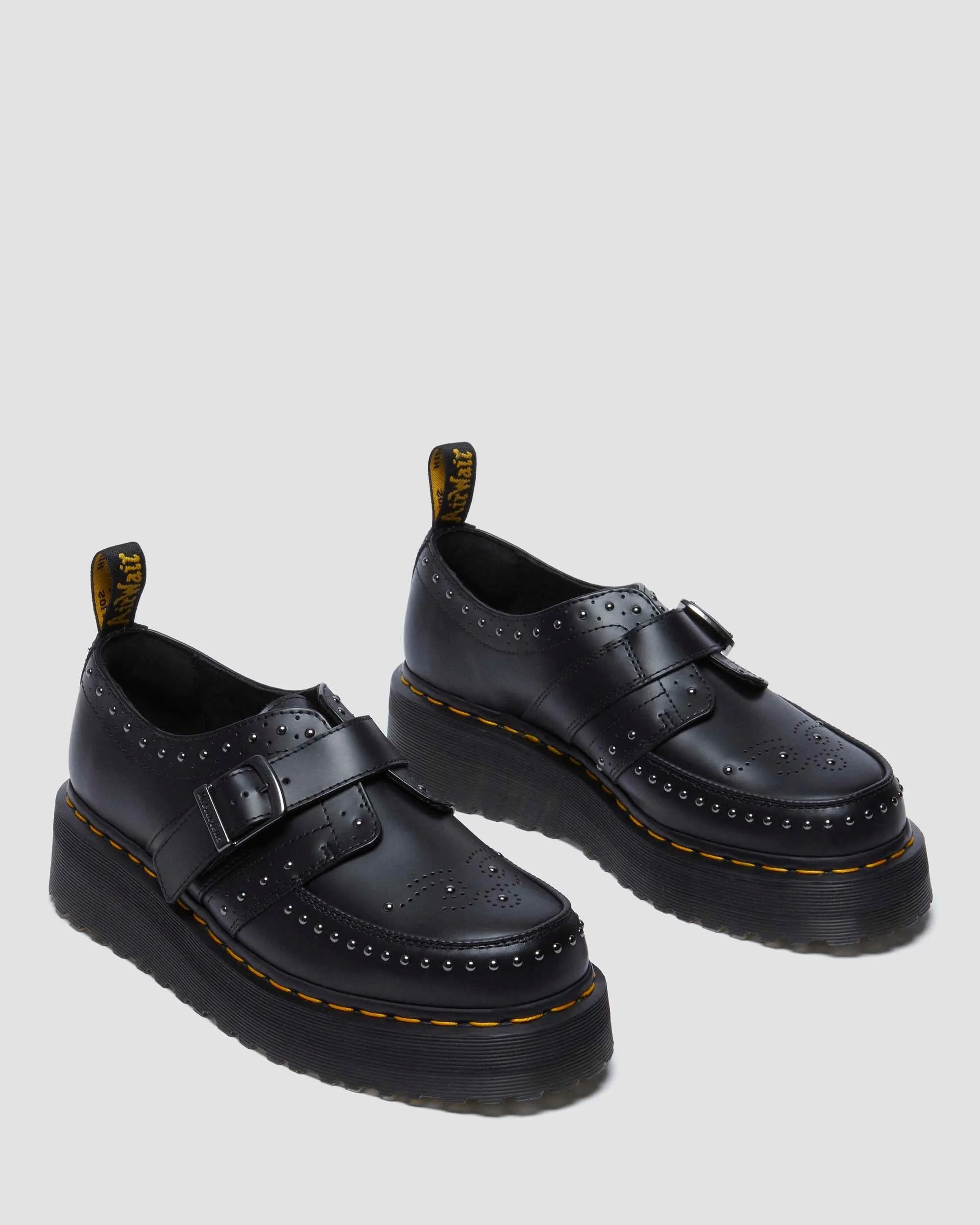 Ramsey Monk Strap Leather Platform Creepers