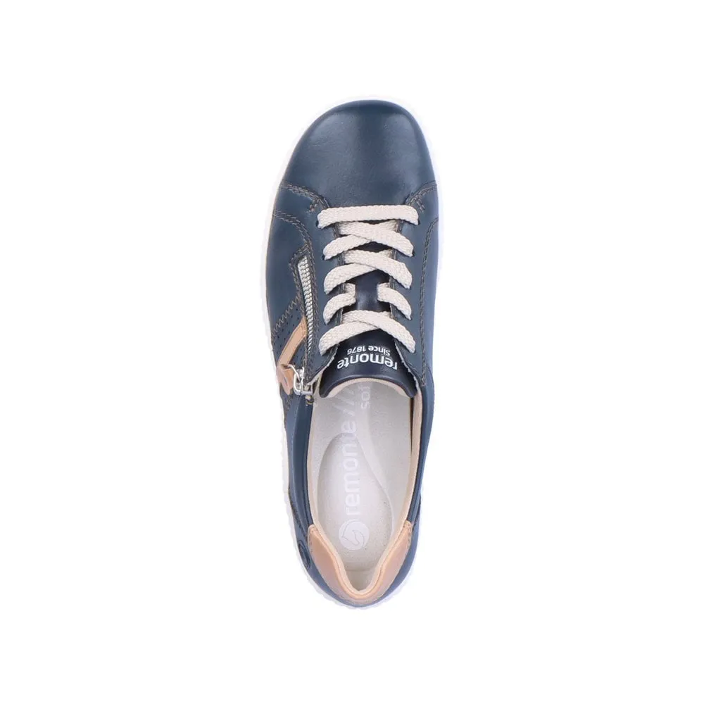 Remonte Trainers R1432 Ladies Shoes Blue