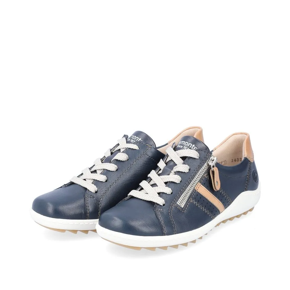 Remonte Trainers R1432 Ladies Shoes Blue