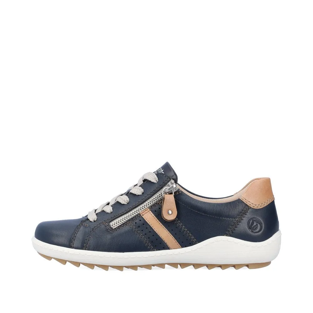 Remonte Trainers R1432 Ladies Shoes Blue