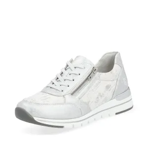 Remonte Trainers R6700 Ladies Shoes Silver