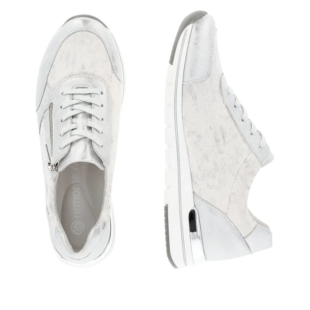 Remonte Trainers R6700 Ladies Shoes Silver