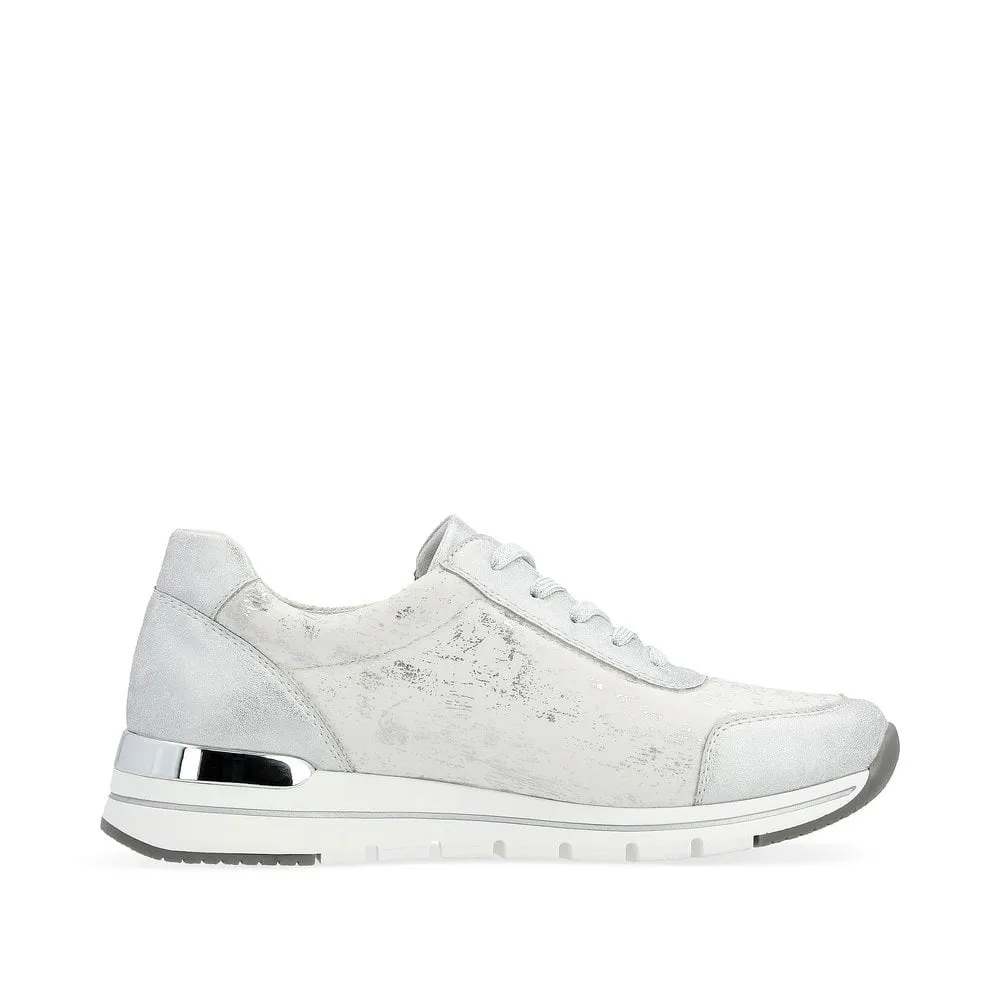 Remonte Trainers R6700 Ladies Shoes Silver