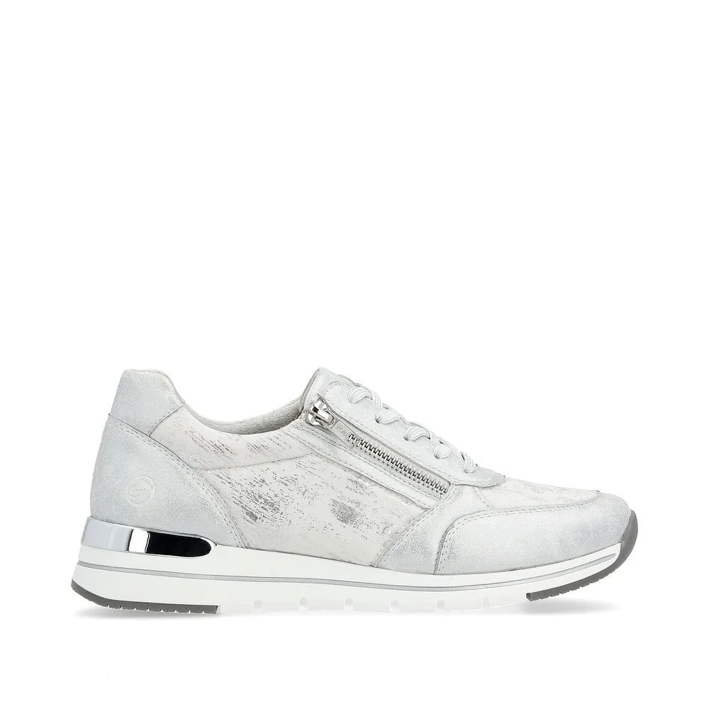 Remonte Trainers R6700 Ladies Shoes Silver