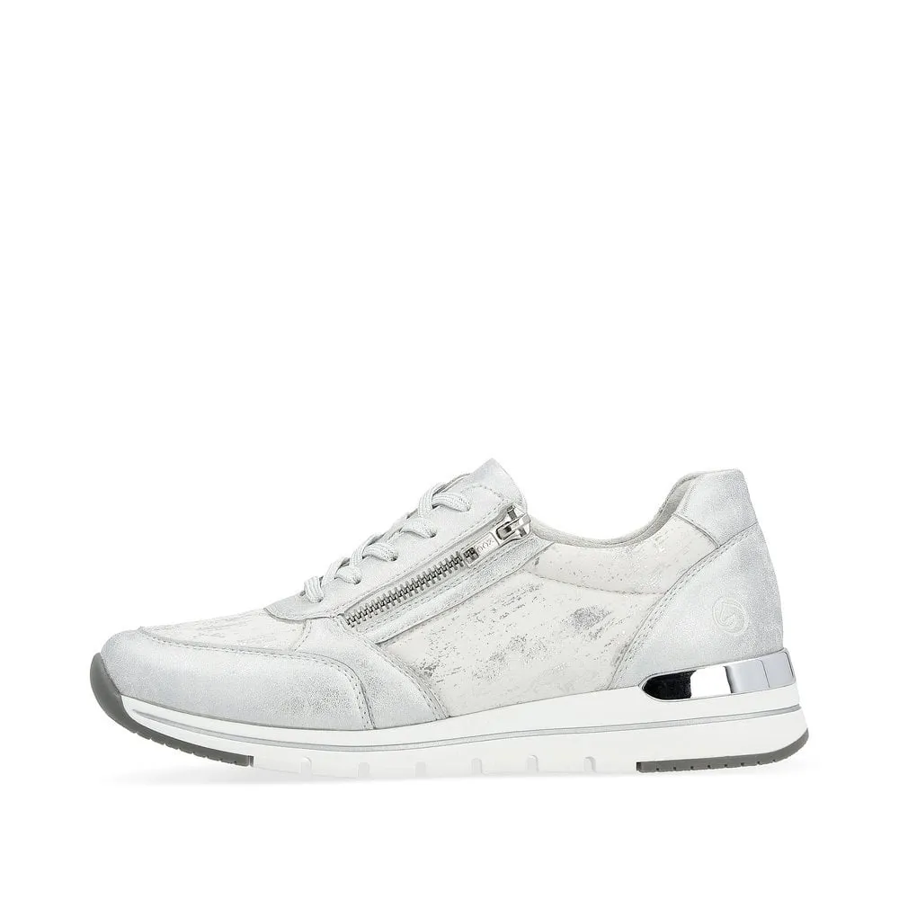 Remonte Trainers R6700 Ladies Shoes Silver