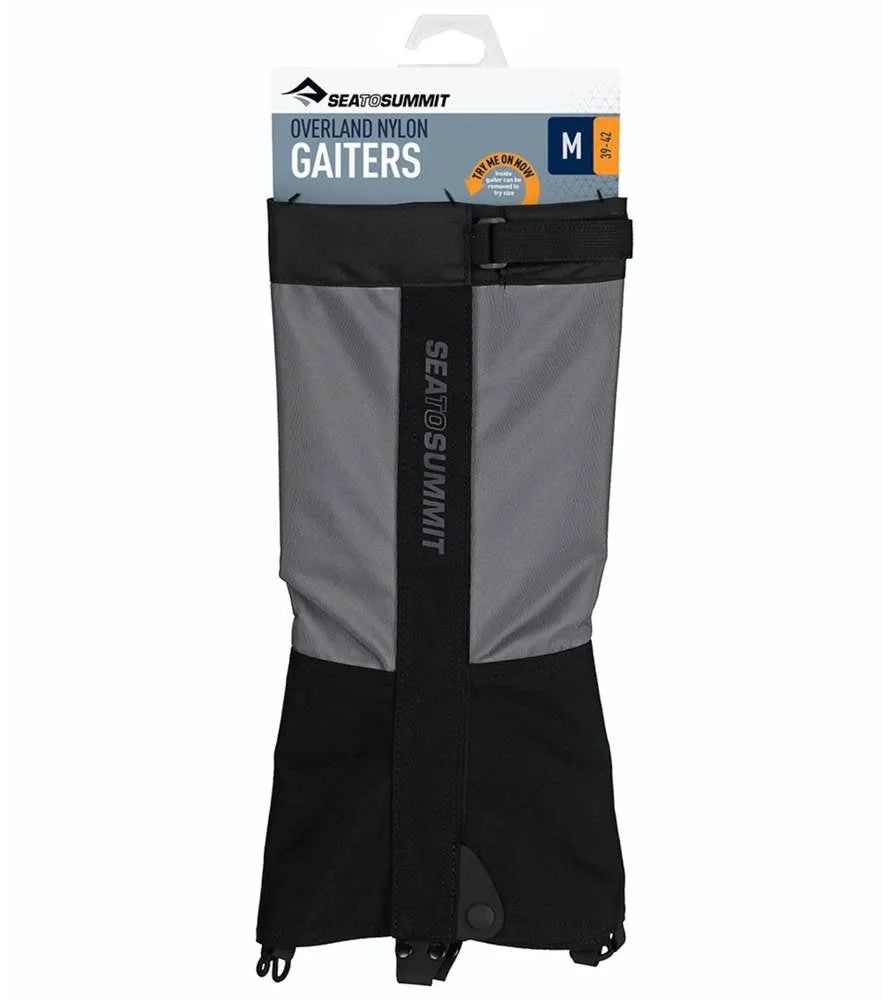 Sea To Summit Overland Gaiters - Grey/Black