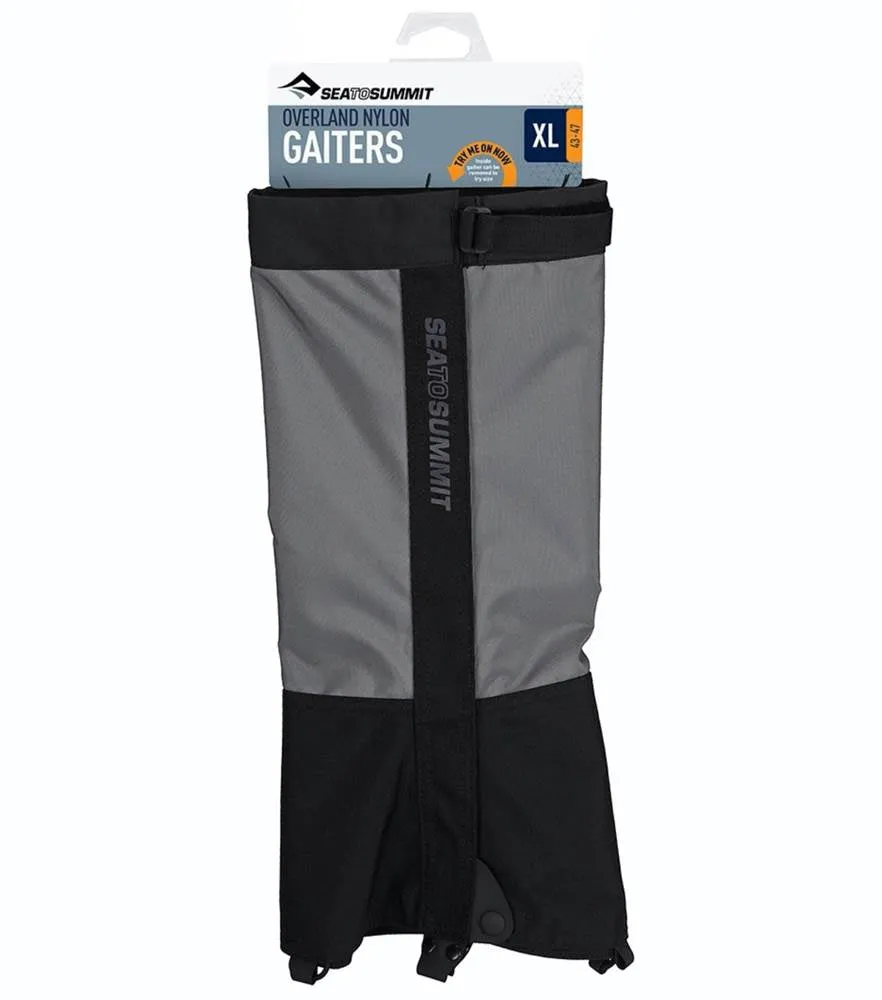 Sea To Summit Overland Gaiters - Grey/Black