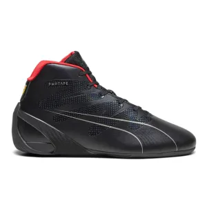 Sf Carbon Cat Mid Graphic Metallic Logo Lace Up Sneakers