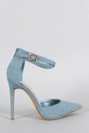 Shoe Republic Denim Pointy Toe Pump