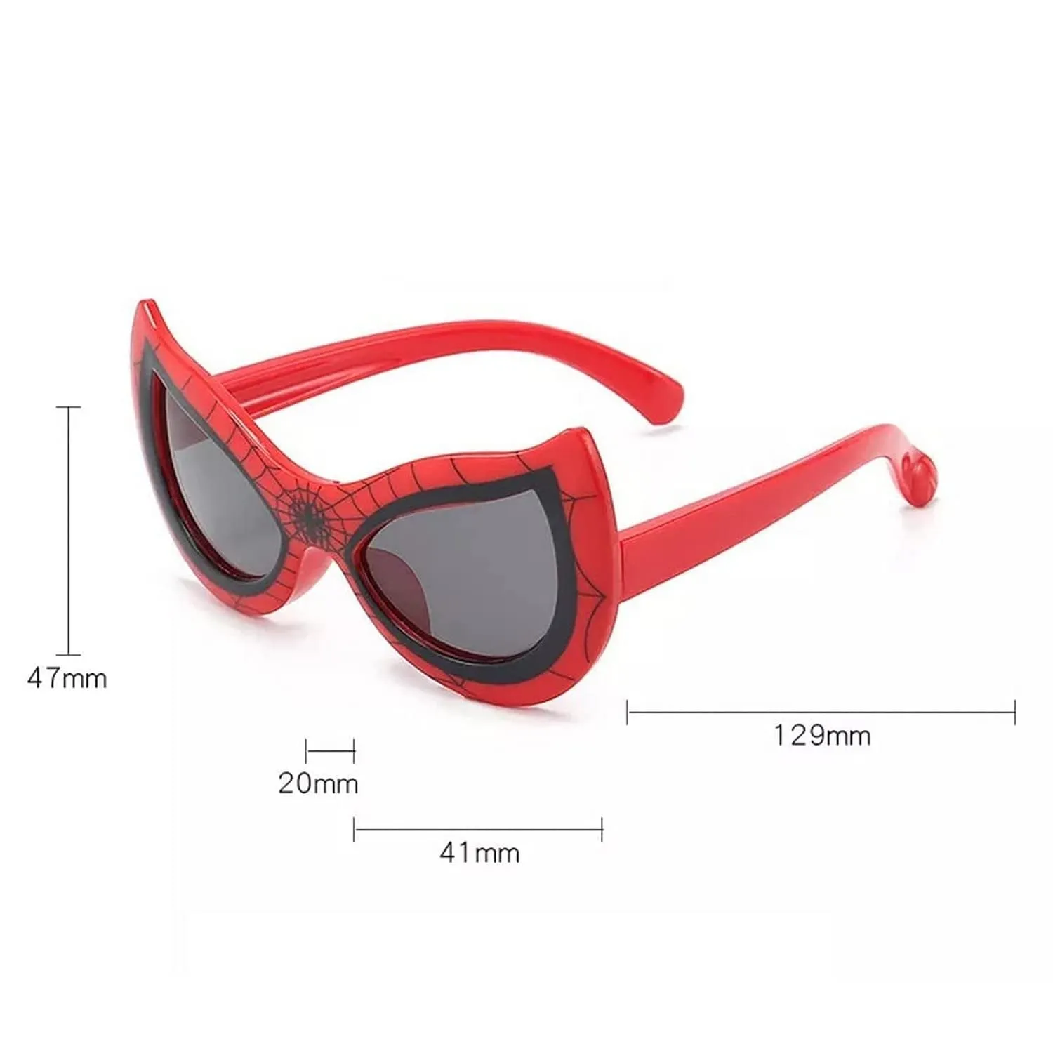 SHOP FRENZY kids SpiderMan Frame sunglass goggles for baby boy and baby girl (Age 3-10 Years)