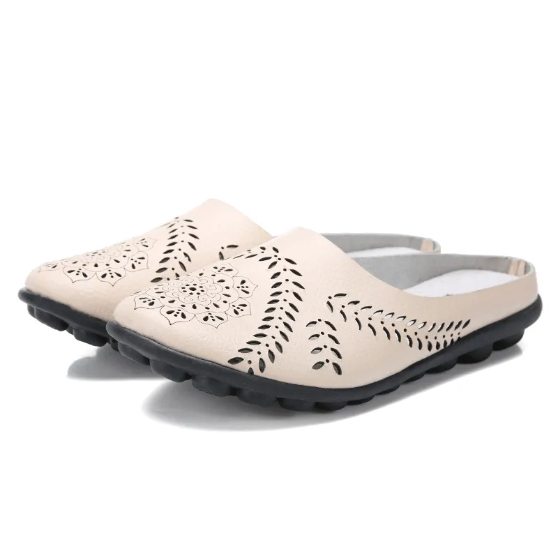 Sohiwoo  Women Casual Hollow Flats shoes