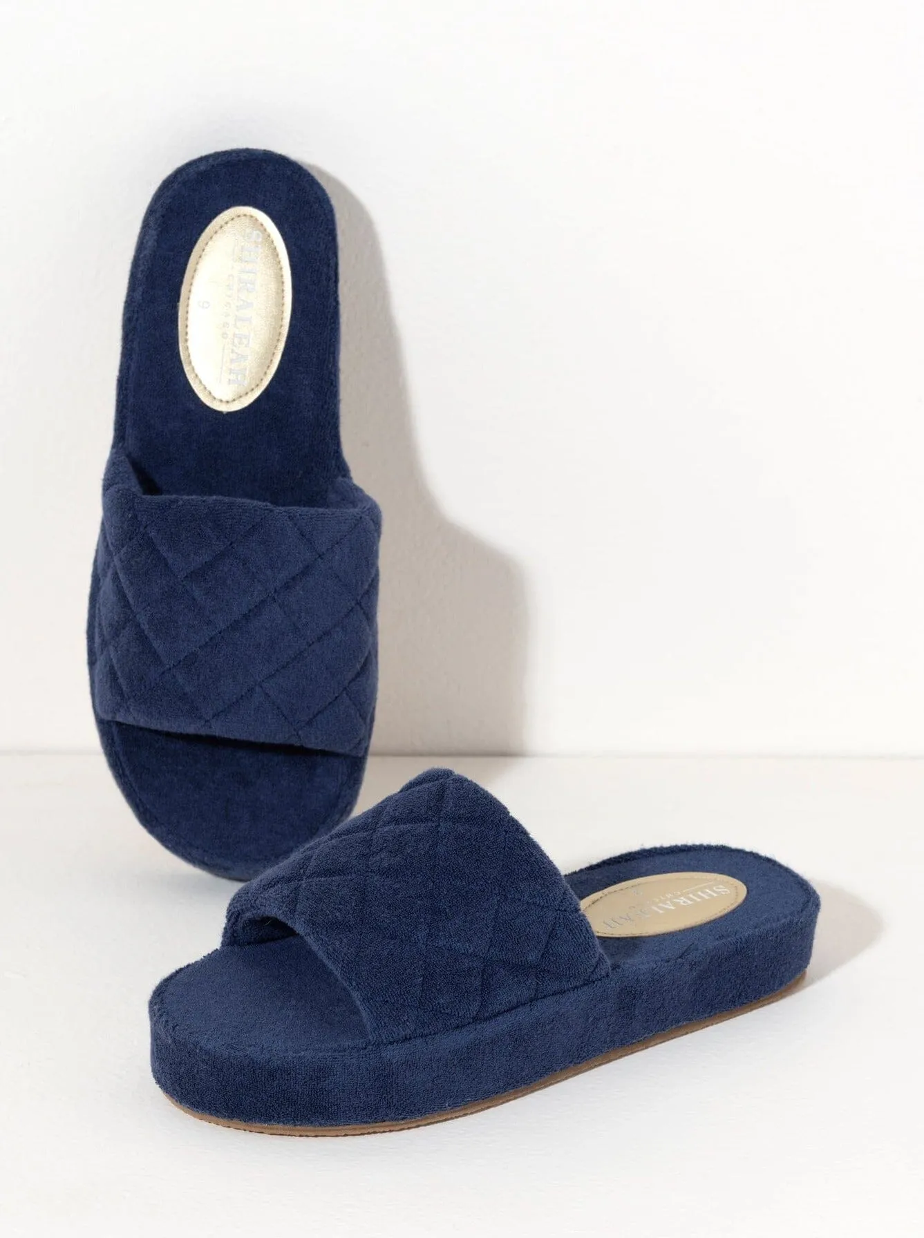 Sol Terry Pool Slides | Navy