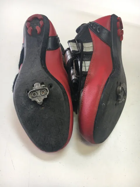 Specialized ultimate Black/Grey/Red Mens Shoe Size 43 Used Biking Shoes