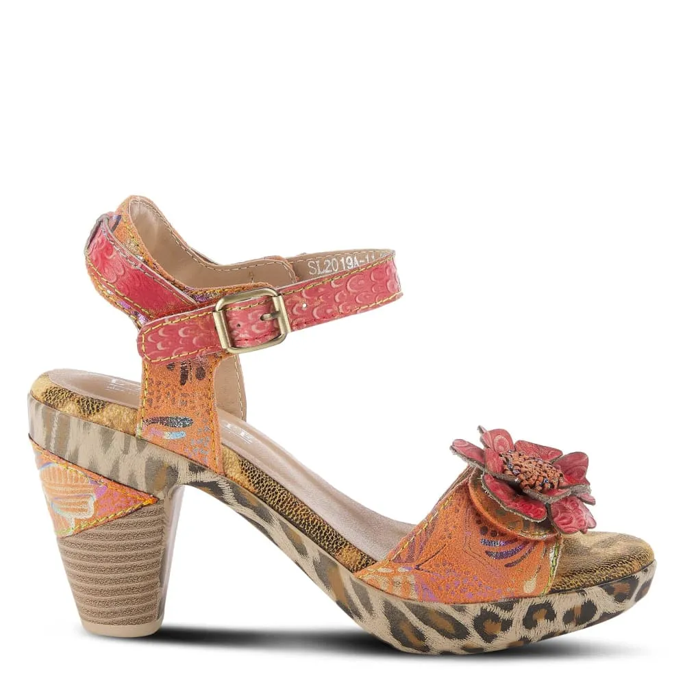 Spring Step Shoes L'Artiste Wildcat Women's French Inspired Floral Sandals