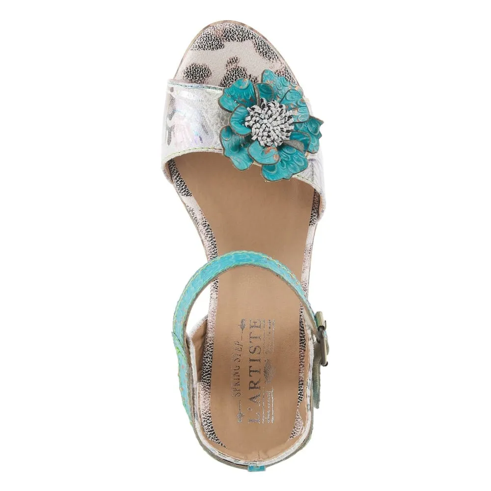 Spring Step Shoes L'Artiste Wildcat Women's French Inspired Floral Sandals