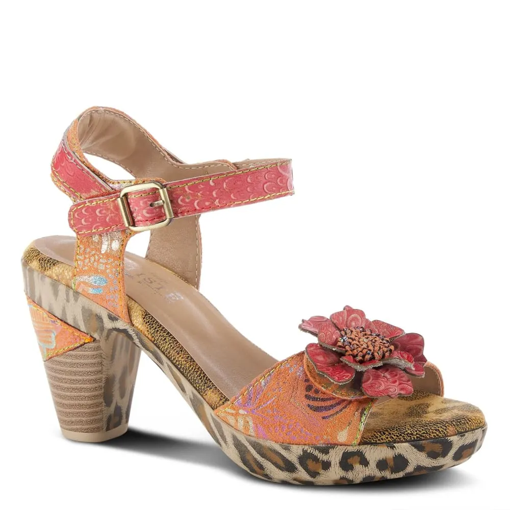 Spring Step Shoes L'Artiste Wildcat Women's French Inspired Floral Sandals