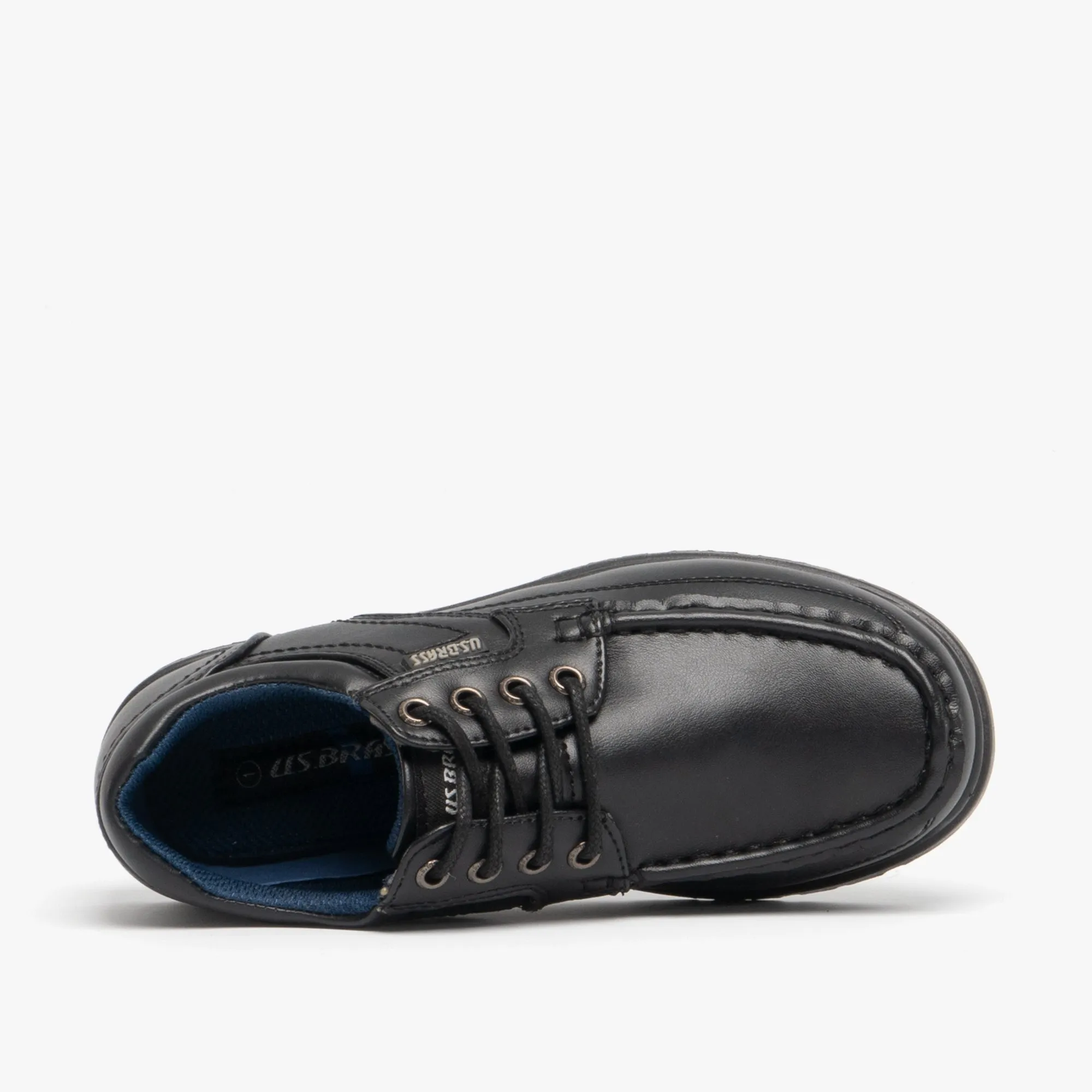 STUBBY Boys Lace-Up Casual Shoes Black