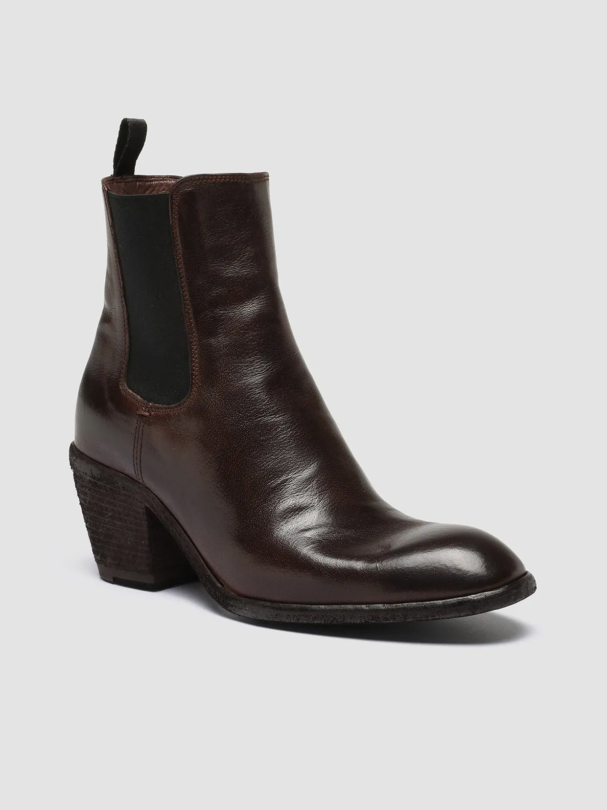 SYDNE 001 - Brown Leather Chelsea Boots