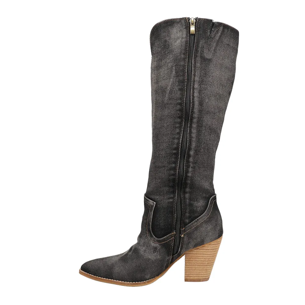 Talk Is Cheap Pointed Toe Cowboy Boots