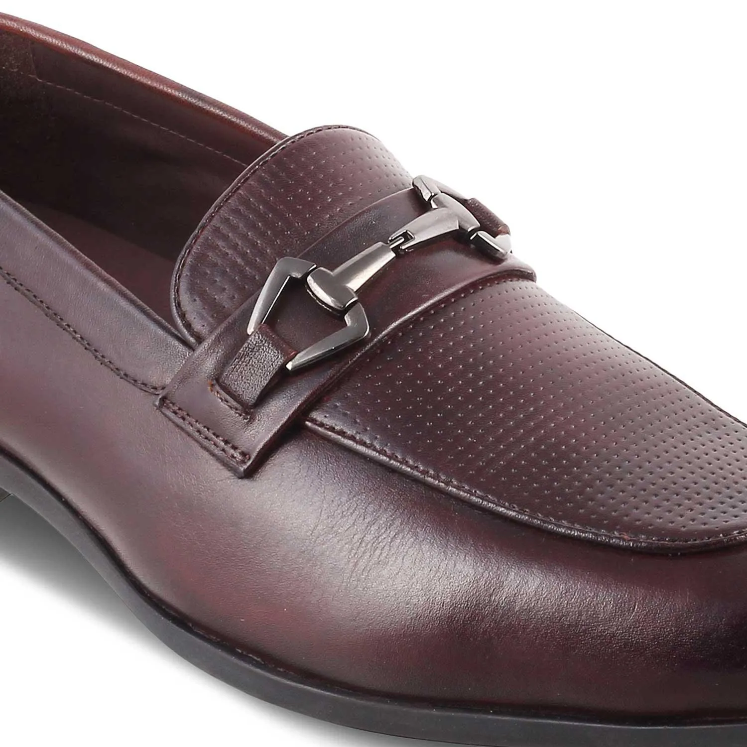 The Montli Brown Men's Leather Loafers Tresmode