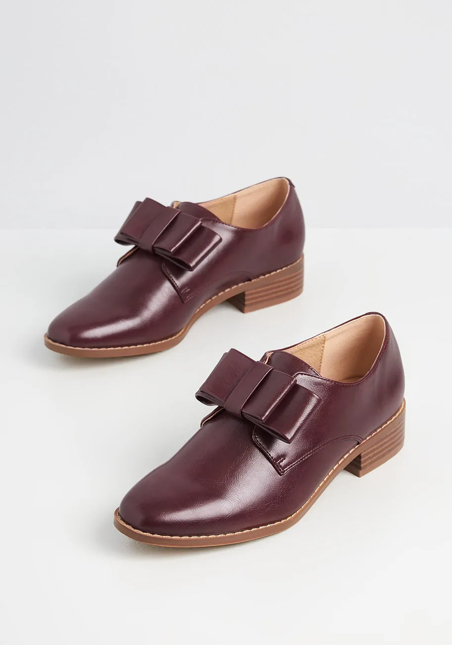 Those Bows Though Oxford Shoe