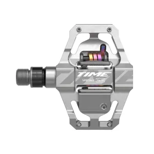 Time Pedal - Speciale 10 Small Mtb Pedals, Including Atac Standard Cleats: Raw Aluminium