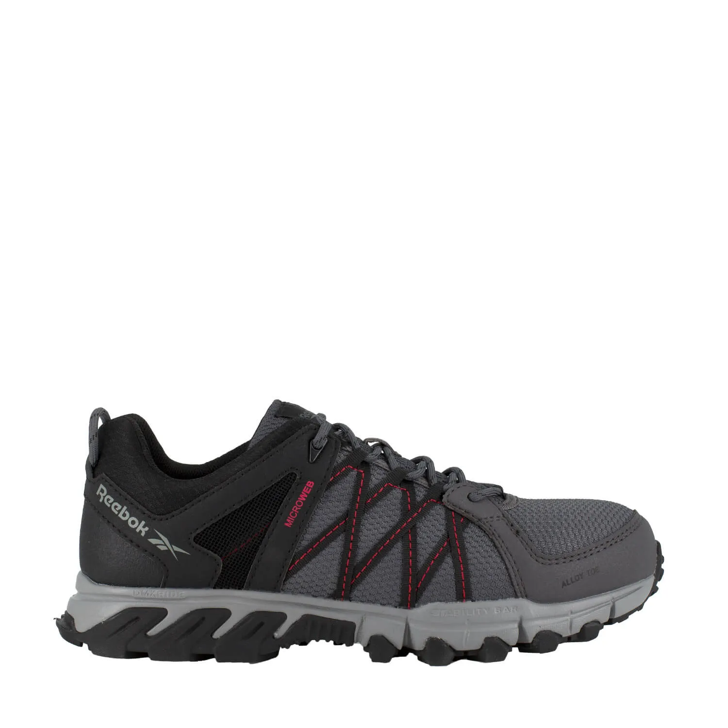 Trailgrip Alloy-Toe Athletic Work Shoe Grey/Black