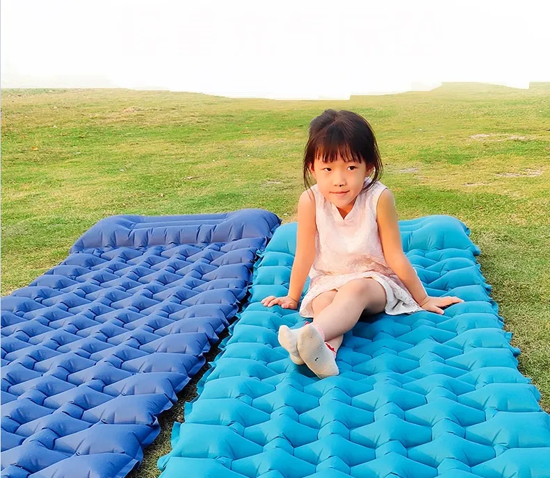 Ultralight Inflatable Sleeping Pad with Cushion Pillow for Camping, Hiking & Trekking