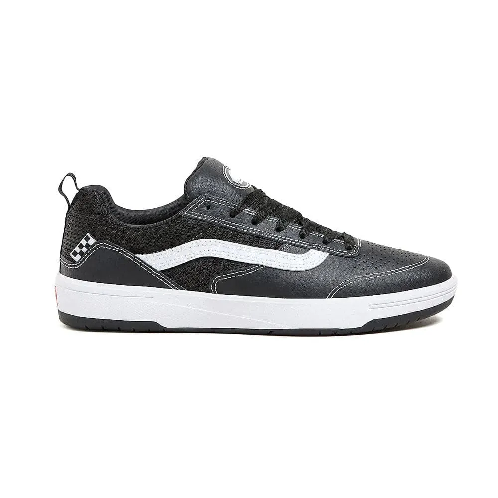 Vans 'Zahba' Skate Shoes (Leather Black / White)