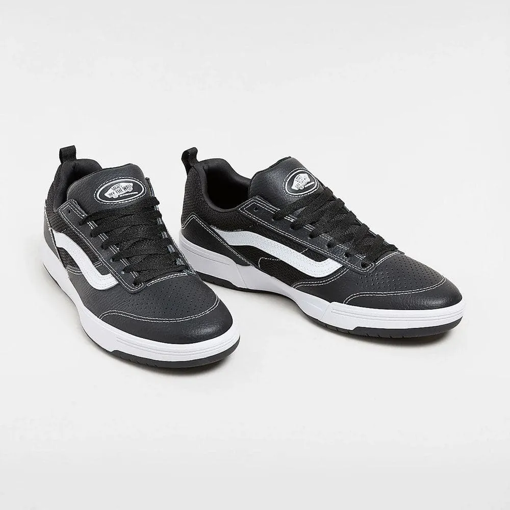 Vans 'Zahba' Skate Shoes (Leather Black / White)