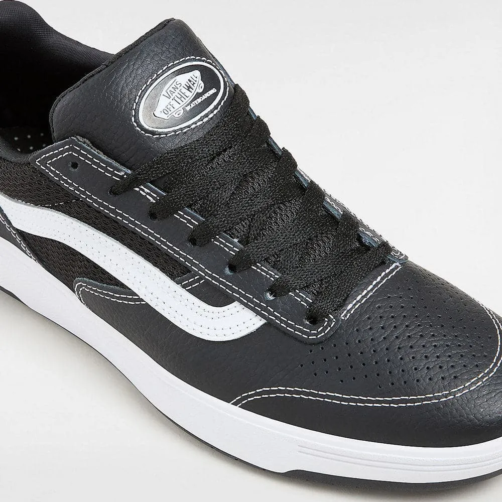 Vans 'Zahba' Skate Shoes (Leather Black / White)