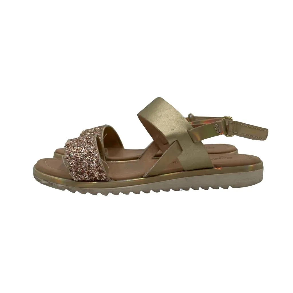 Velcro Glitter Stap Sandals