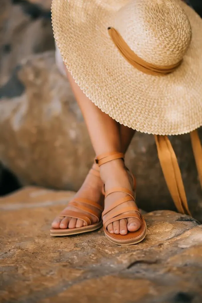 Venice Sandals - Tan Leather