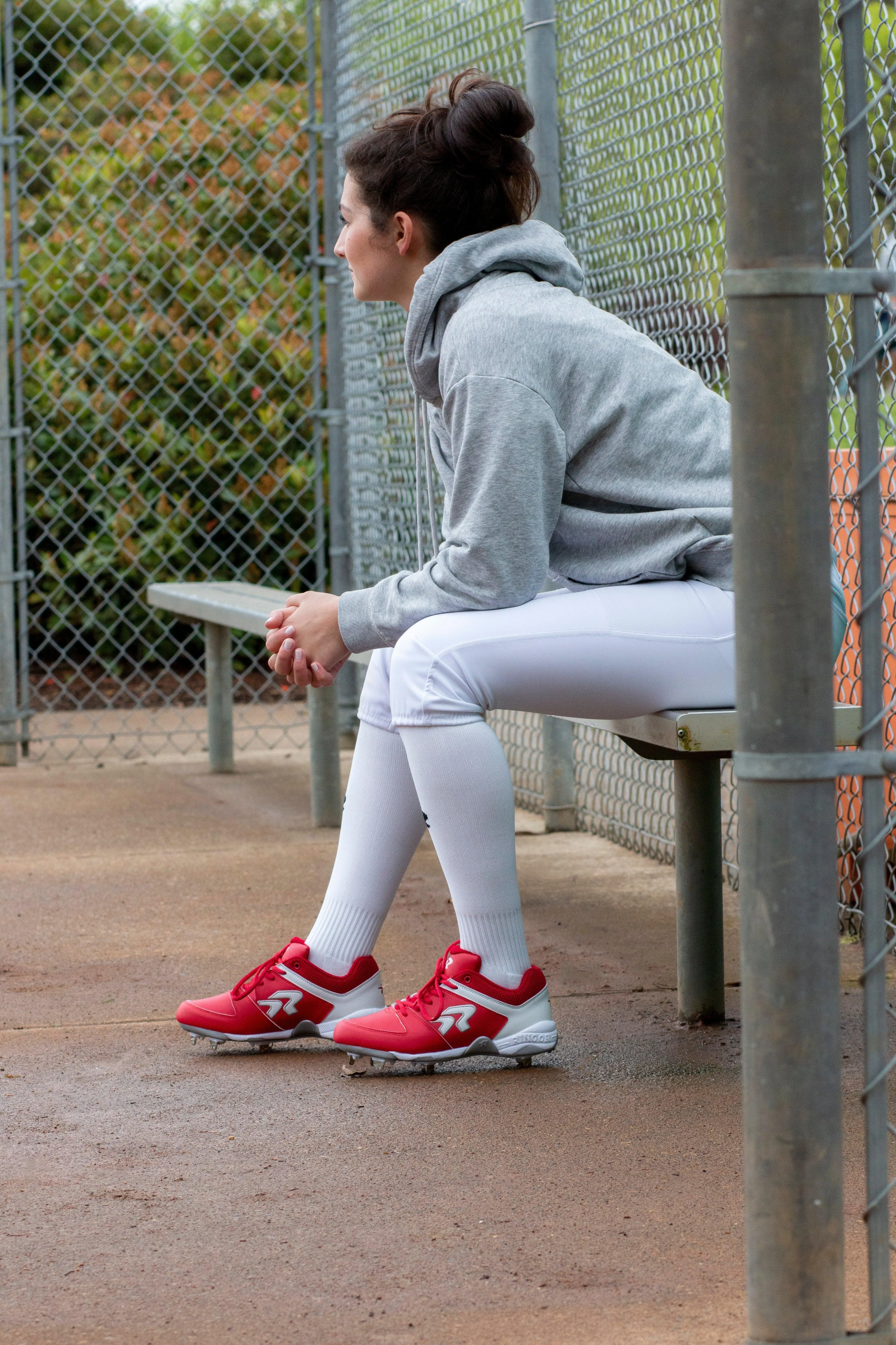 Women's Flite Softball Spikes with Pitching Toe - Wide