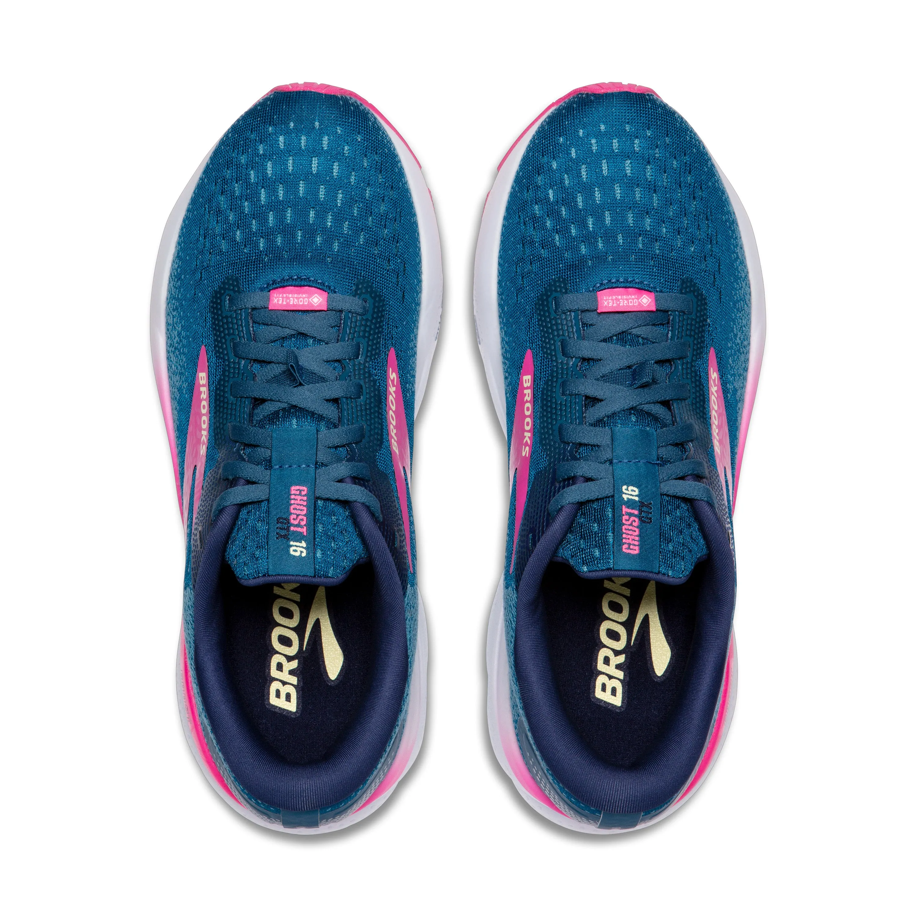 WOMEN'S GHOST 16 GTX - B - 422 MOROCCAN BLUE/PINK/YELLOW