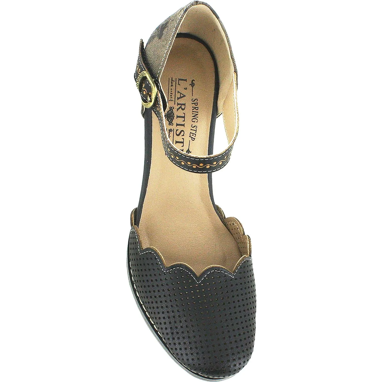 Women's L'Artiste by Spring Step Parchelle Black Multi Leather