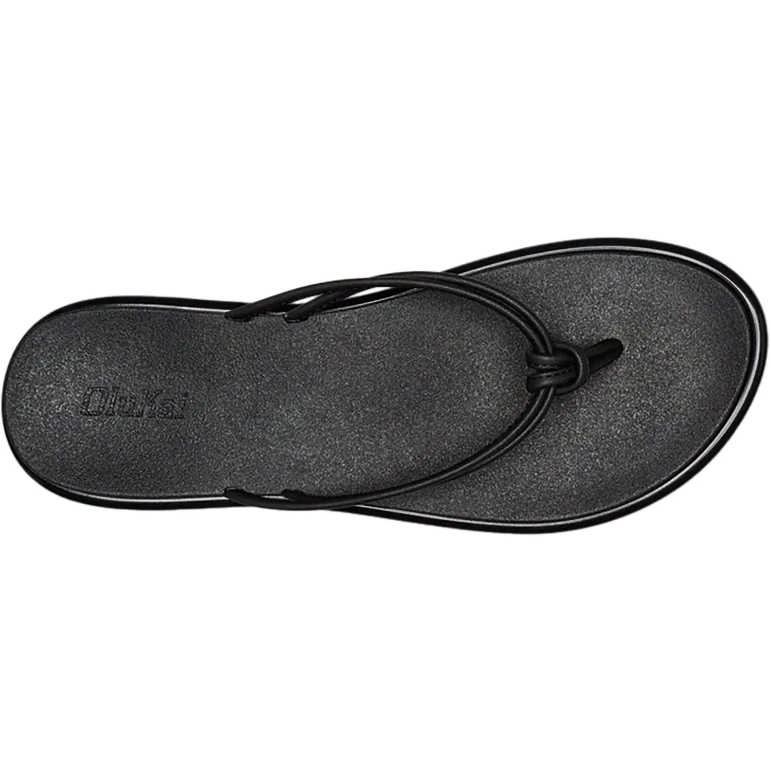 Women's Olukai Aka Black/Black Synthetic