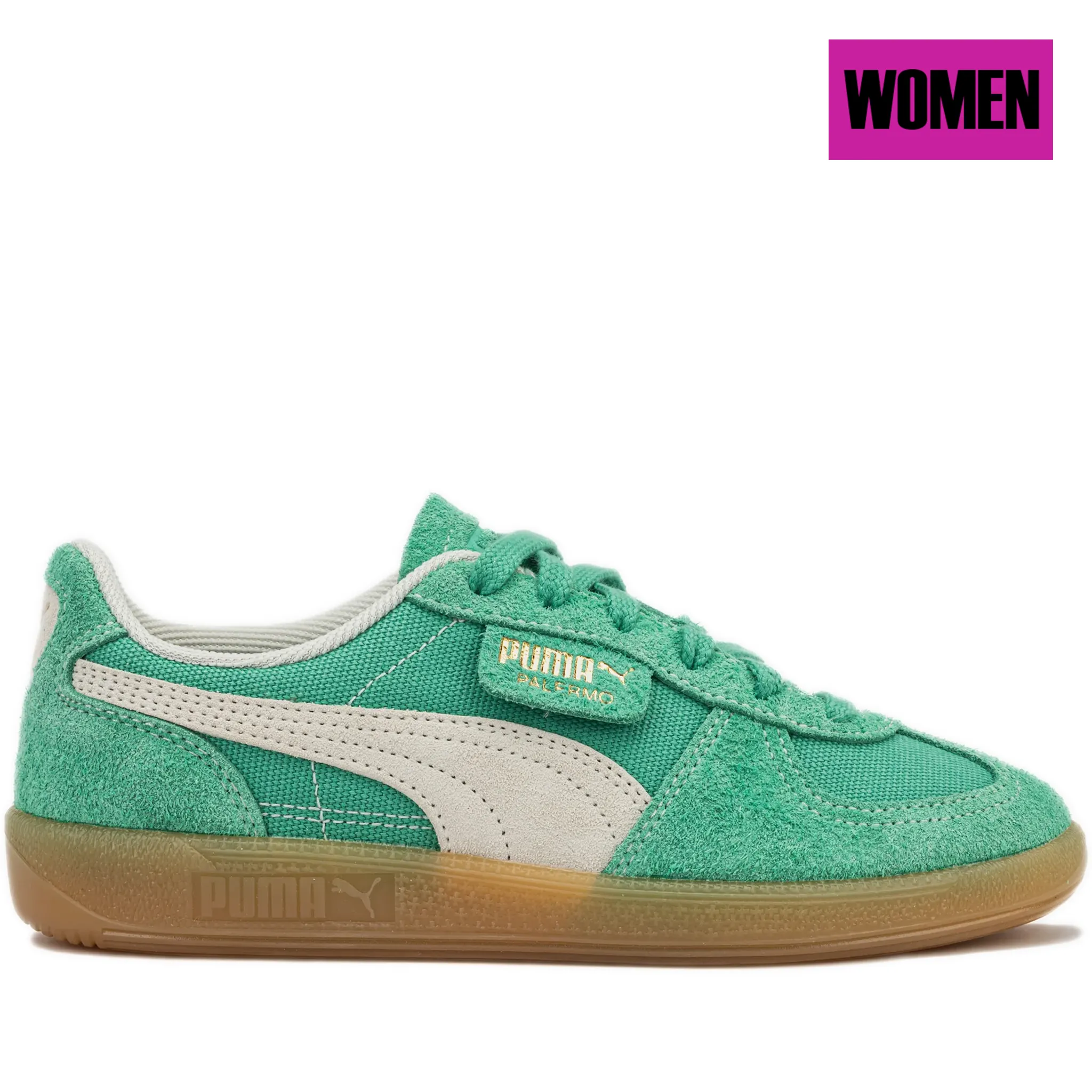 Women's Puma Palermo Vintage Shoes - Jade/ Ivory/Gum