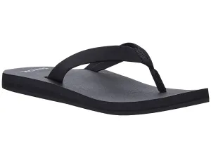 Women's Shoes Sanuk ASHLAND SOFT TOP Vegan Flip Flop Sandals 1124159 BLACK