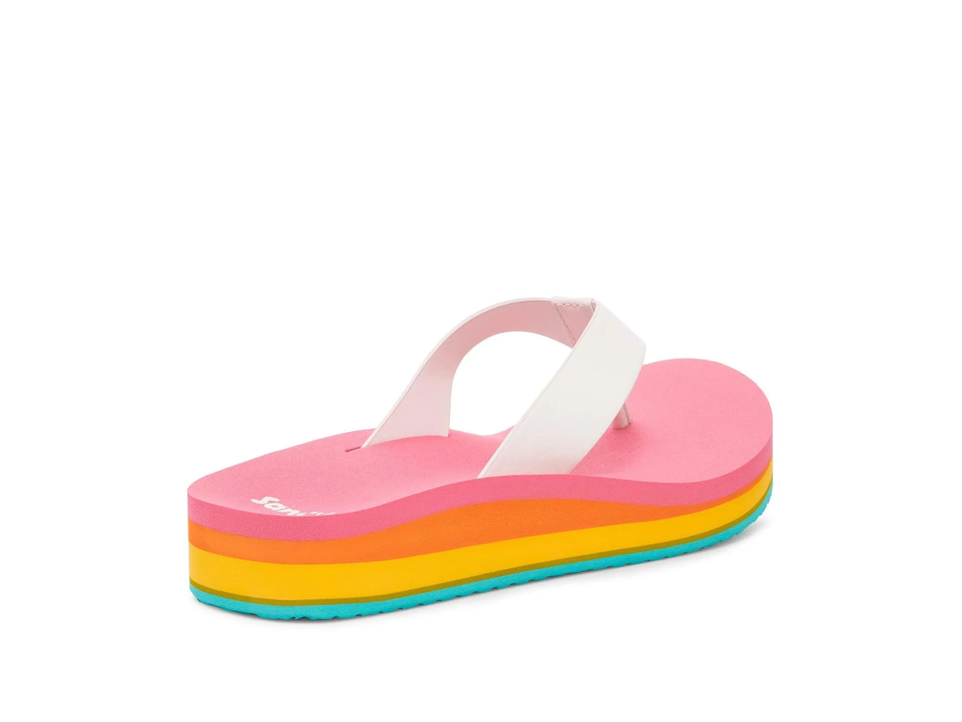 Women's Shoes Sanuk HIGHLAND SOFT TOP Flip Flop Sandals 1137850 RAINBOW