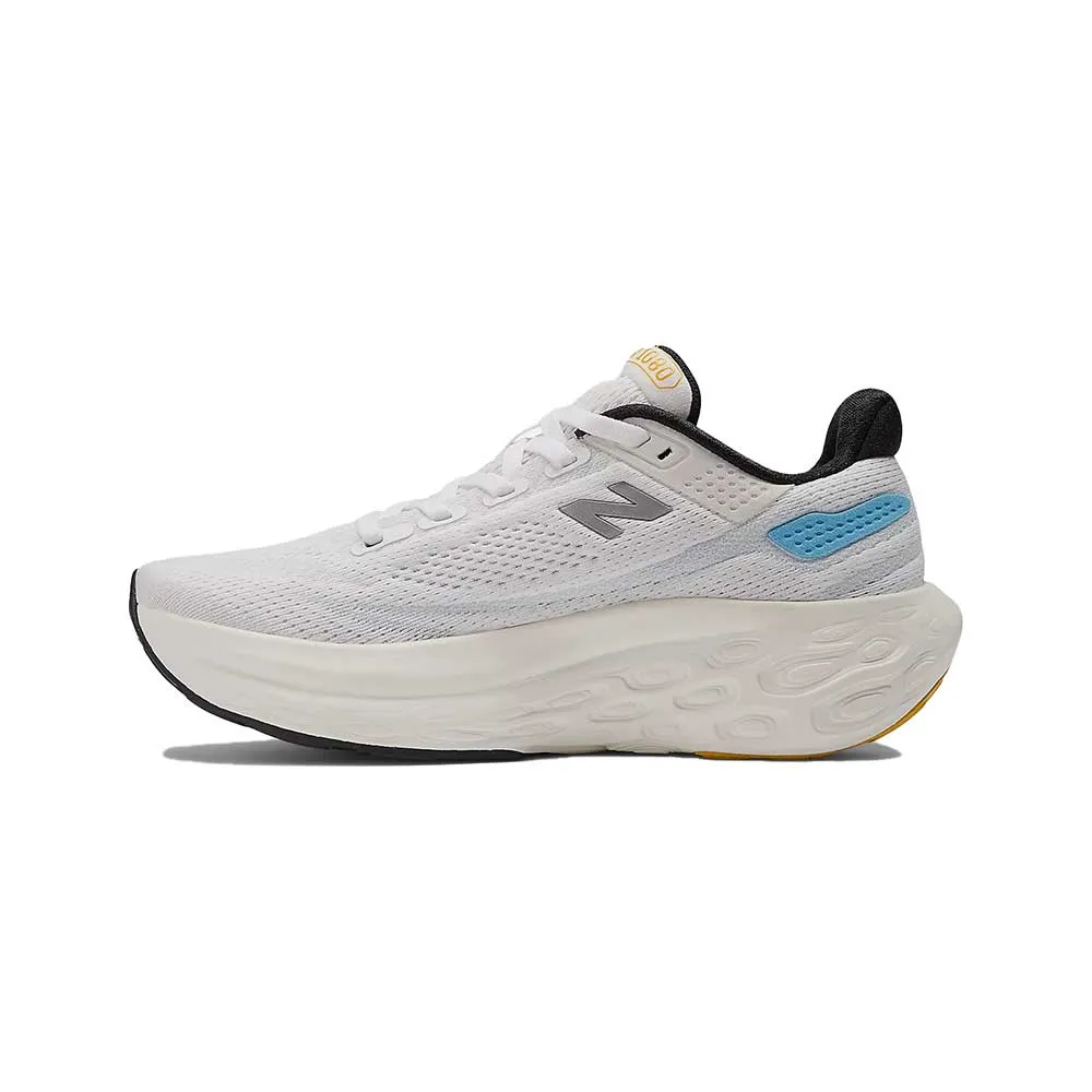 Youth Fresh Foam X 1080v13 Running Shoe - White/Coastal Blue - Regular (M)