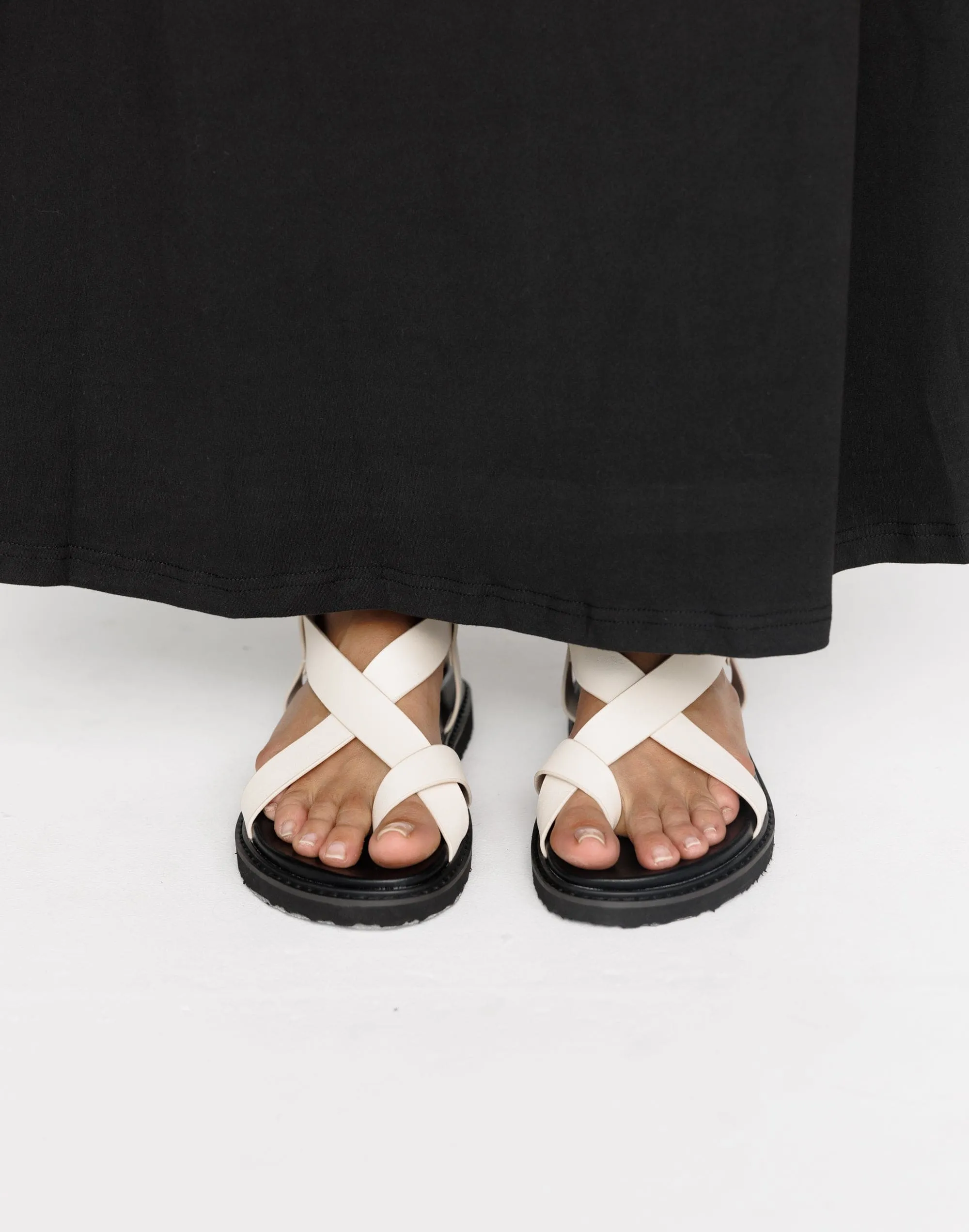 Zarai Sandals (Bone) - By Billini