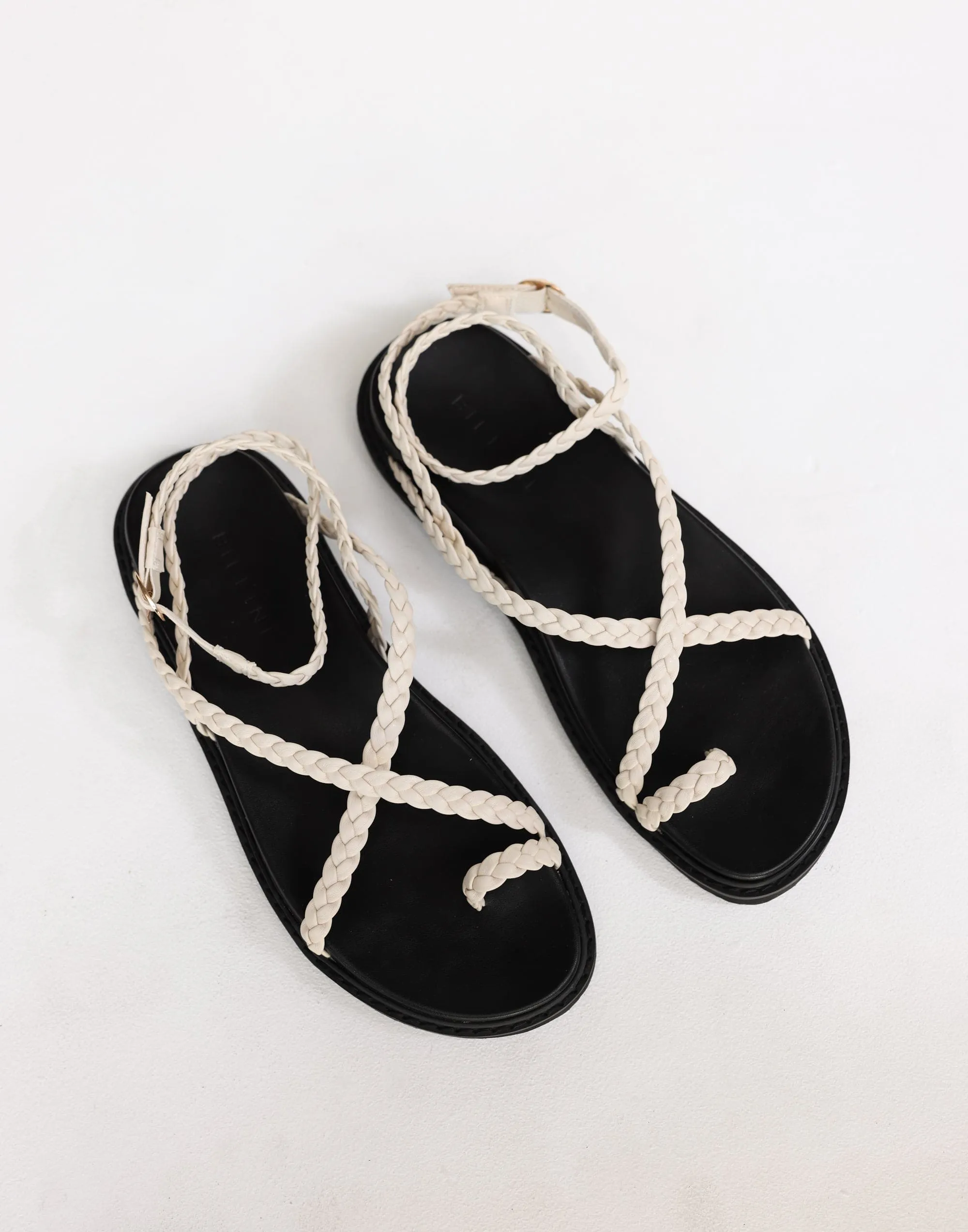 Zowie Sandals (Bone) - By Billini